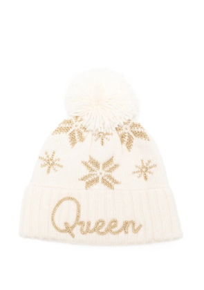MC2 Saint Barth pompom snowflake hat - Neutrals