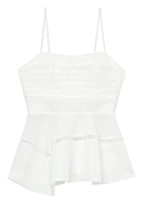 Aje Cinque jacquard top - White