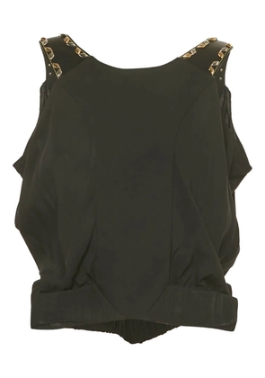 Louis Vuitton Pre-Owned stud-embellishment top - Black