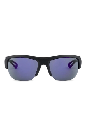 Prada Linea Rossa logo-print sunglasses - Black