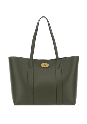Mulberry Bayswater turnlock-fastening leather tote bag - Green