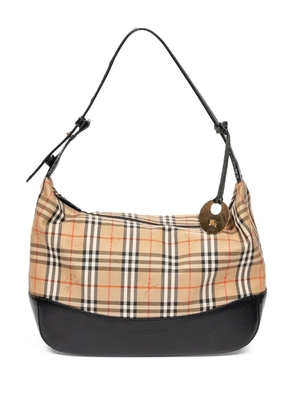 Burberry Pre-Owned check-print shoulder bag - Neutrals