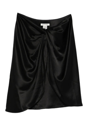 By Malene Birger Pinlos ruched stole - Black