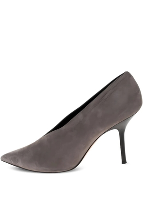 Celine Pre-Owned leather heeled pumps - Grey