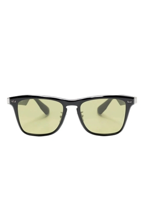 Mastermind Japan skull-plauqe sunglasses - Black