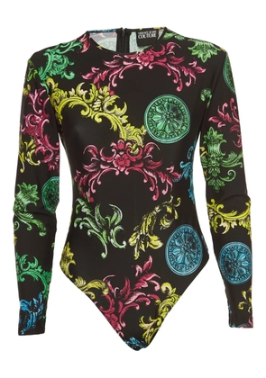 Versace Pre-Owned patterned bodysuit - Black