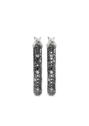 John Hardy JH Essentials diamond hoop earrings - Silver