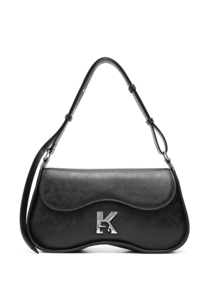 Karl Lagerfeld K-logo curved shoulder bag - Black