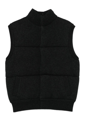 BOMPARD high-neck sleeveless gilet - Grey
