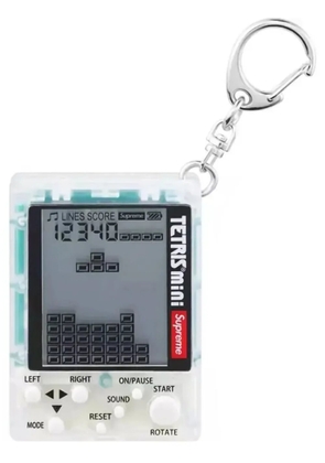 Supreme Tetris Mini keyring - White