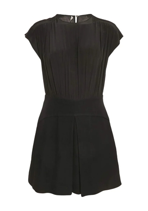 Miu Miu Pre-Owned pleated mini dress - Black