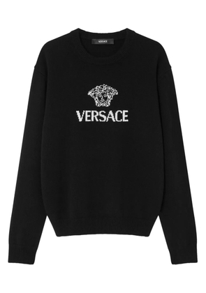 Versace Medusa-motif sweater - Black