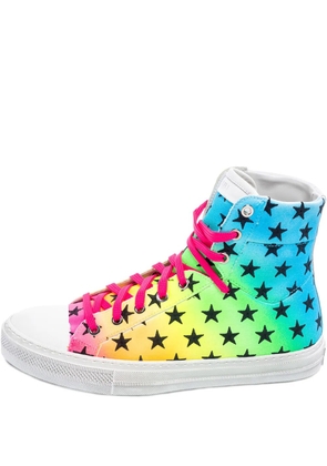 AMIRI star-print high-top sneakers - Blue