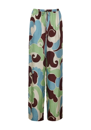 Cara Cara Girona printed trousers - Neutrals