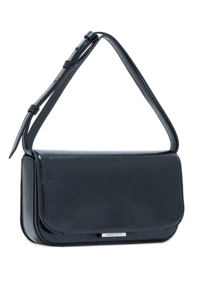 Giorgio Armani small x 10 Corso Como patent-leather shoulder bag - Black