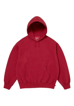 Supreme logo appliqué hoodie - Red