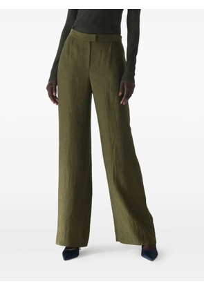 Jason Wu Collection crinkled-satin trousers - Green