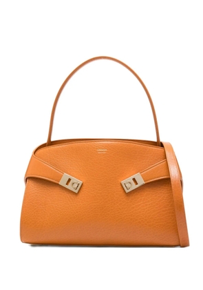 Ferragamo Hug curved-top clasp tote bag - Orange