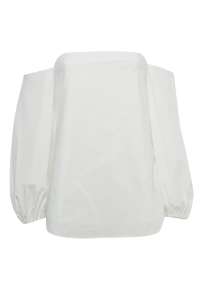 Theory Laureema off-shoulder blouse - White