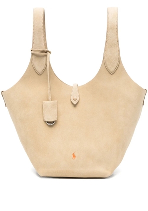 Polo Ralph Lauren leather tote bag - Neutrals