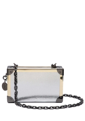 Isla metallic clutch bag - Silver