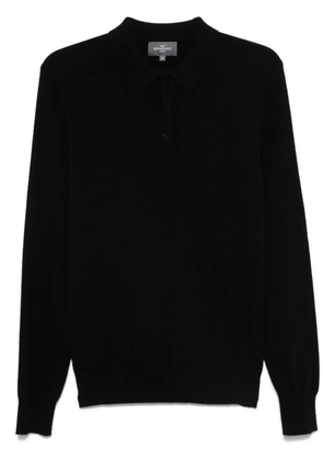 BOMPARD long-sleeve polo shirt - Black