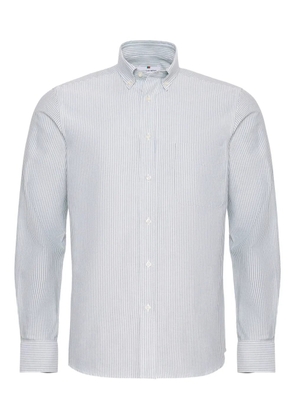 LOJA DAS MEIAS striped-pattern button shirt - White