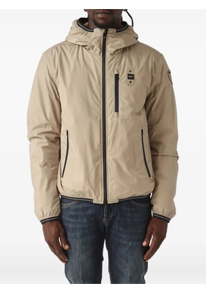 Blauer Devon zip-up hooded jacket - Neutrals