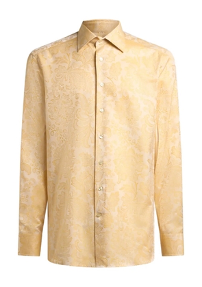 ETRO jacquard floral shirt - Yellow
