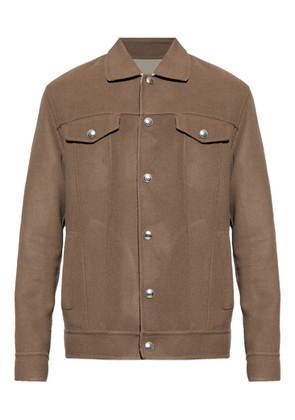 Eleventy buttoned pocket jacket - Brown