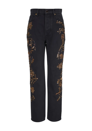 Veronica Beard Daniela embellished jeans - Black