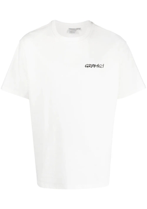 Gramicci floral-print organic-cotton T-shirt - White