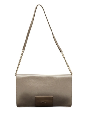 Furla flap leather bag - Neutrals