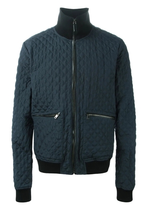Dolce & Gabbana quilted bomber jacket - Blue