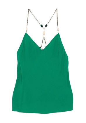 Ba&Sh chain-embellished top - Green