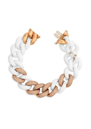 SHAY 18K rose gold diamond 5 pavé bracelet