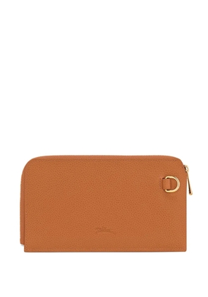 Longchamp Le Foulonné zip pouch - Orange