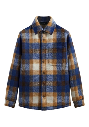 KITH checked shirt jacket - Blue