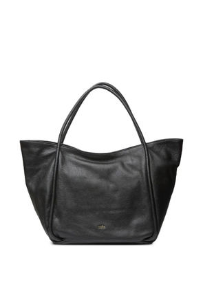 Poche Paris leather tote bag - Black