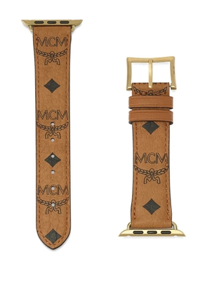 MCM Visetos Apple Watch band - Brown