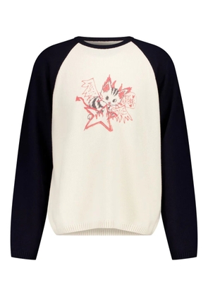 We11done two-tone design sweater - Neutrals