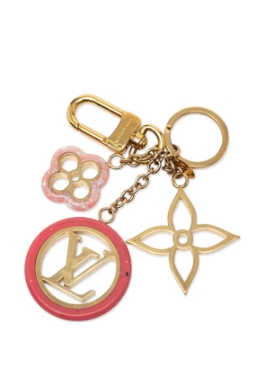 Louis Vuitton Pre-Owned 2017 Gold Plated Colorline Bag Charm and Holder key chain