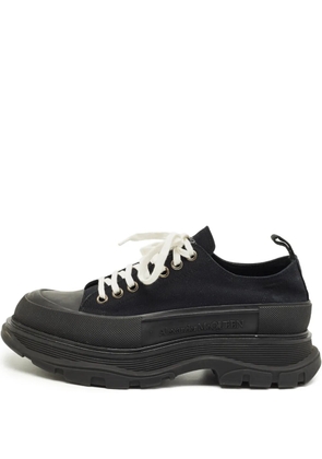Alexander McQueen Pre-Owned Slick lace-up sneakers - Black