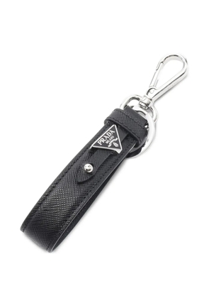 Prada Pre-Owned 2020s saffiano keyring - Black