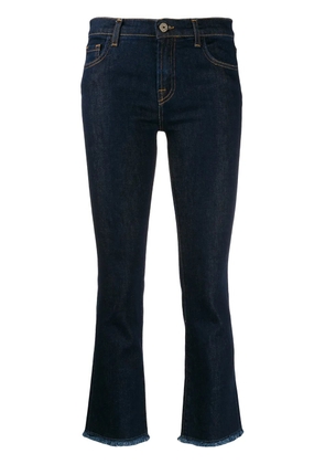 L'Autre Chose cropped slim-fit jeans - Blue