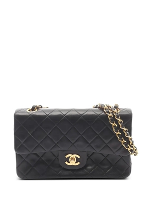 CHANEL Pre-Owned 1989-1991 Matelassé chain shoulder bag - Black