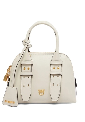 PINKO leather tote bag - White