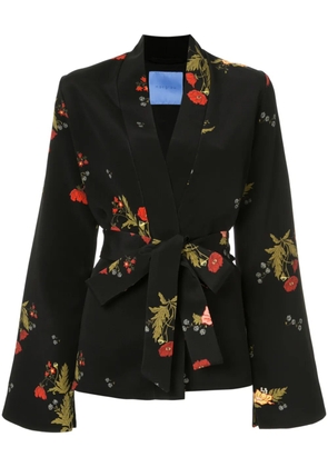 Macgraw Cognac robe coat - Black