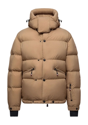 Moncler padded removable hood coat - Neutrals