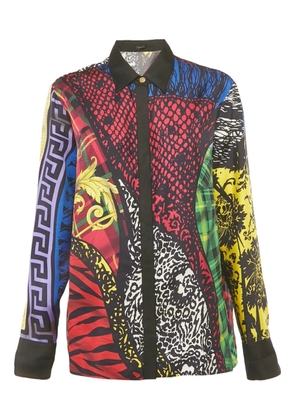 Versace Pre-Owned animal-motif shirt - Black